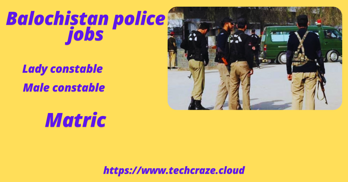 Balochistan Police Jobs